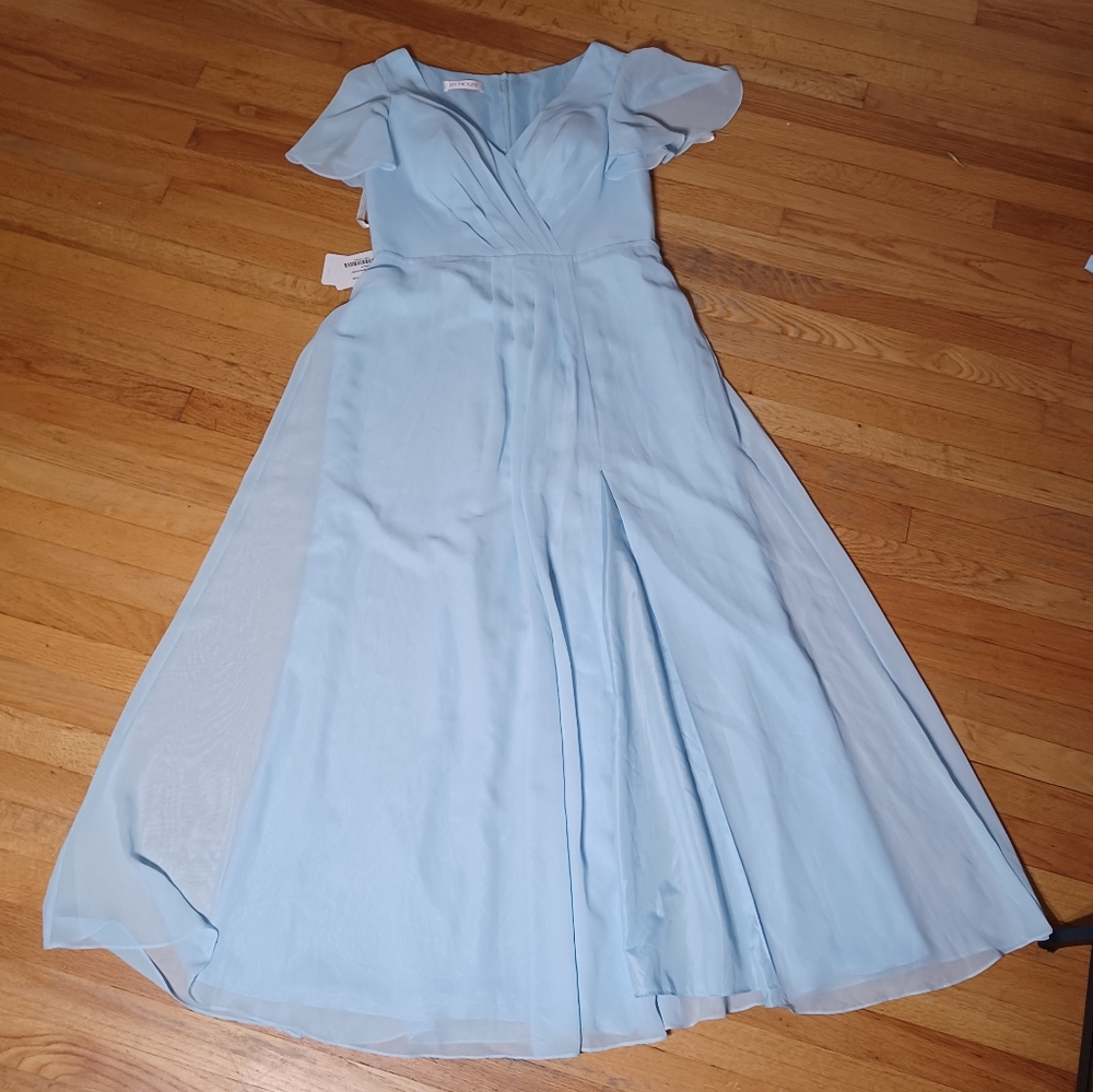 Elegant Blue Maxi Dress - Picture 8 of 16